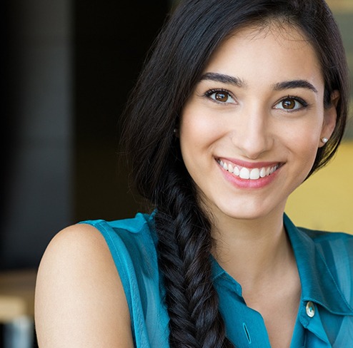 Young woman with an attractive smile